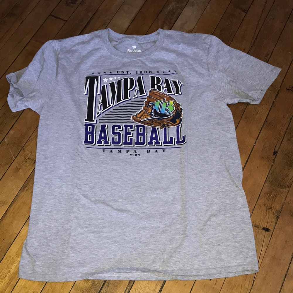 Tampa Bay Baseball Graphic Tee - Gray‎